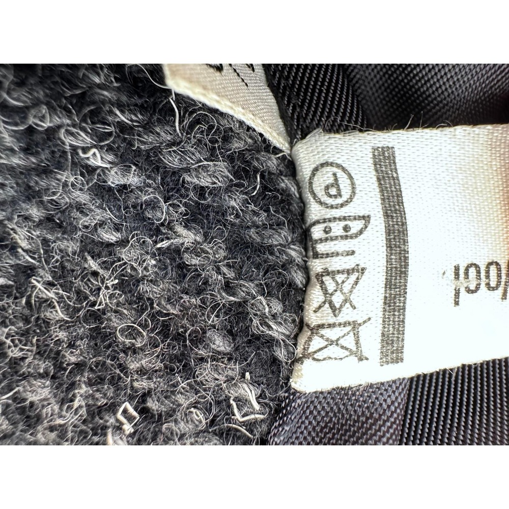 Vintage International Scene Herringbone Wool Blend Button Coat Women 7/8 Austria - Picture 12 of 14